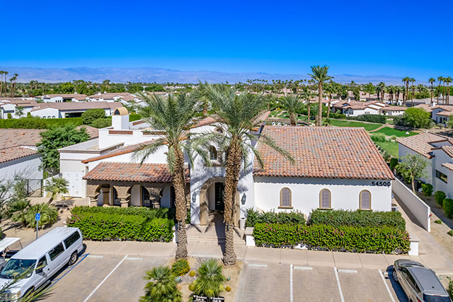 The Residence Club at PGA WEST club house aerial view